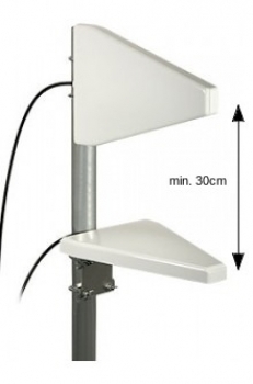 FLAVIA Professionelle MIMO logperiodische 5G 4G LTE Antennen mit 2 x 5m SMA Anschlußkabel, ideal für Drei 3, A1 & Magenta